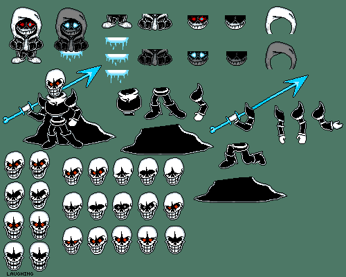 Pixilart - epic sans sprite animation by napstapixel