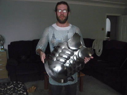 Chainmail Bra - modeled by Moatis on DeviantArt