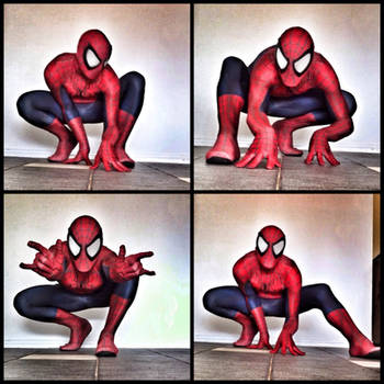 Spidey shoot using my comic style spiderman mask