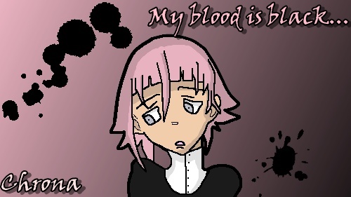 Chrona have black blood