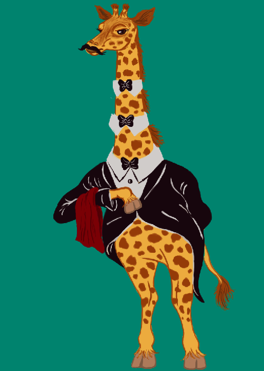 if a giraffe was a waiter ...