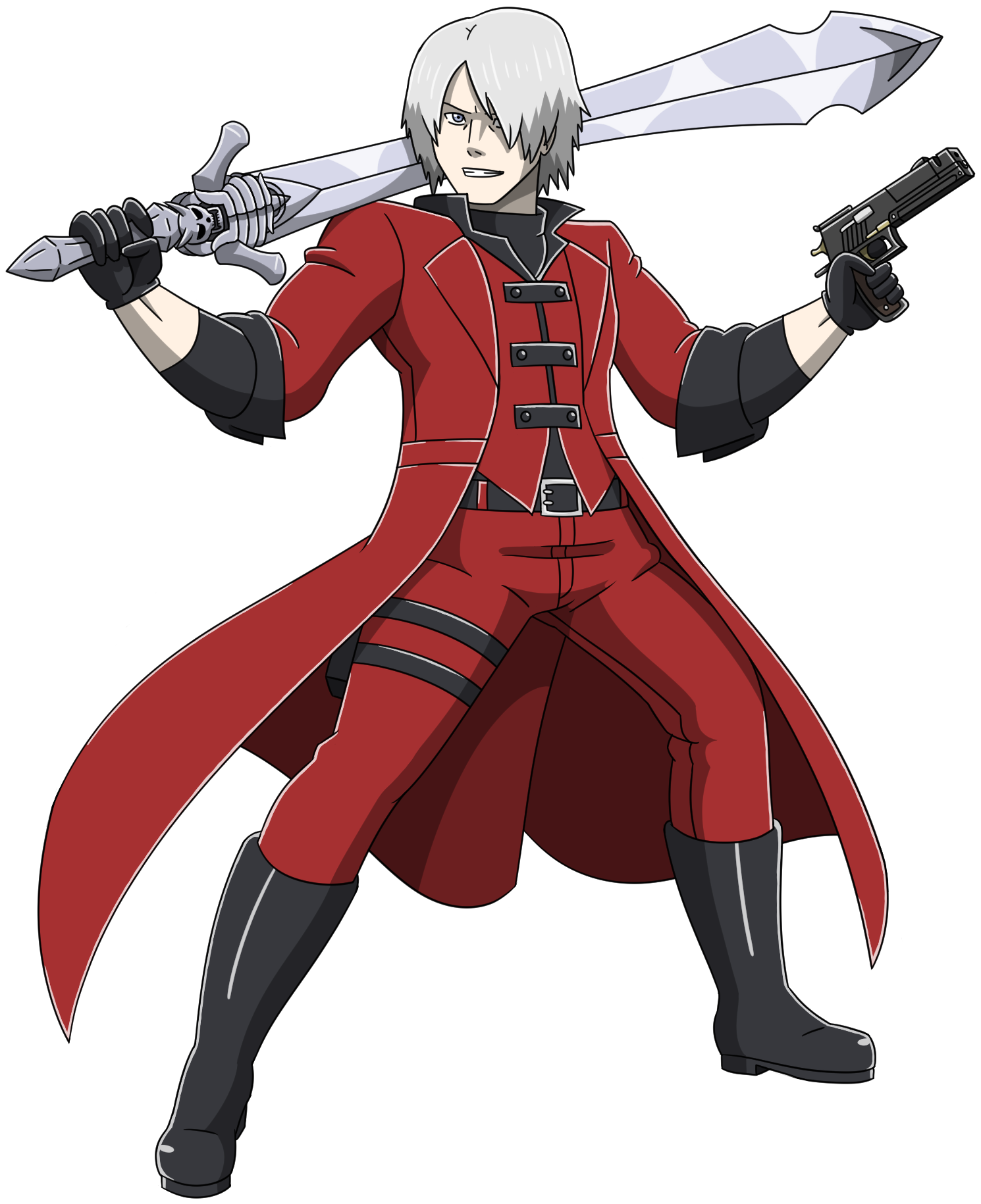 Dante Anime Devil may cry by Fubuki-Arts on DeviantArt