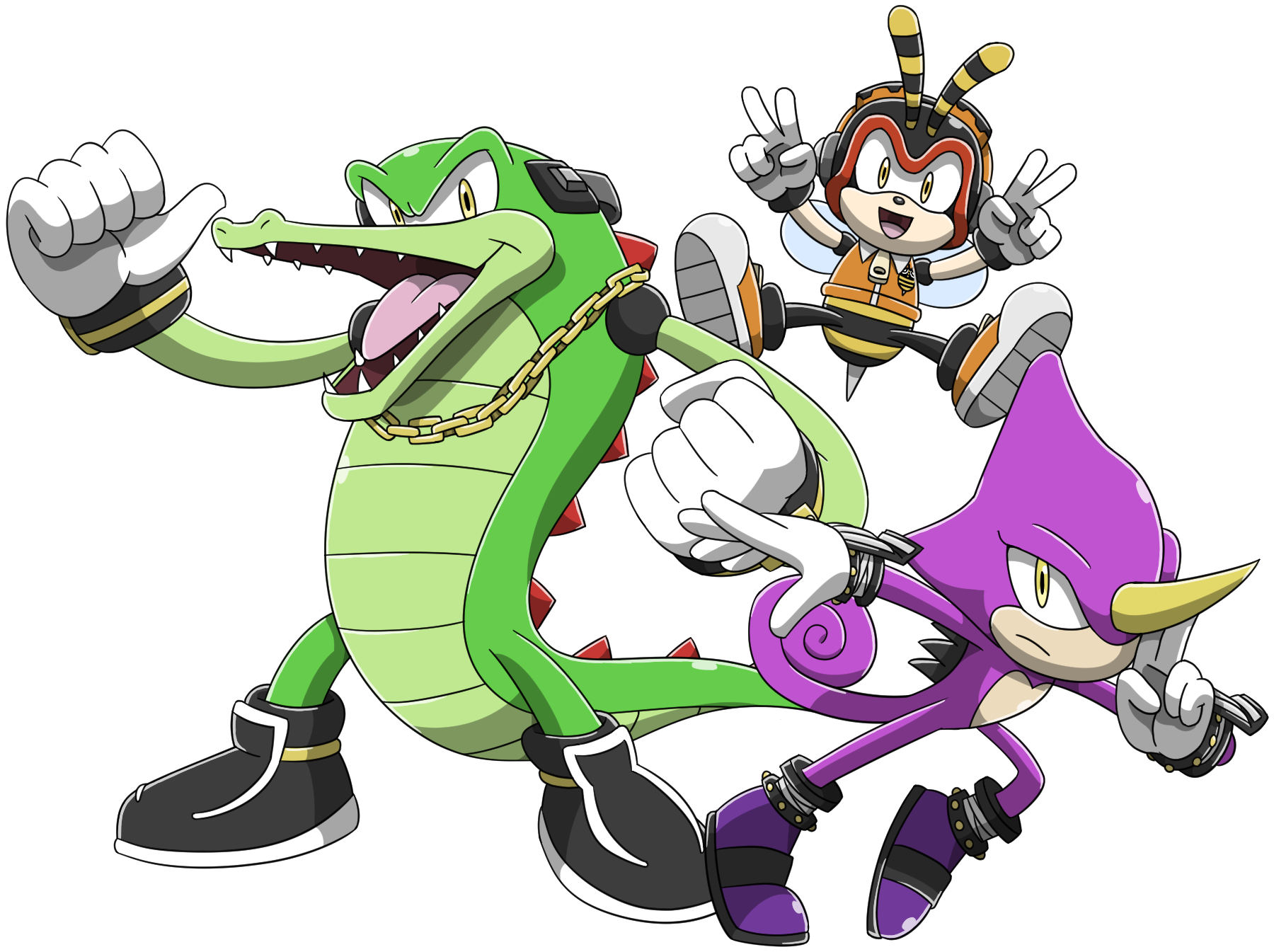 Sonic the Hedgehog Team Chaotix Stickers 