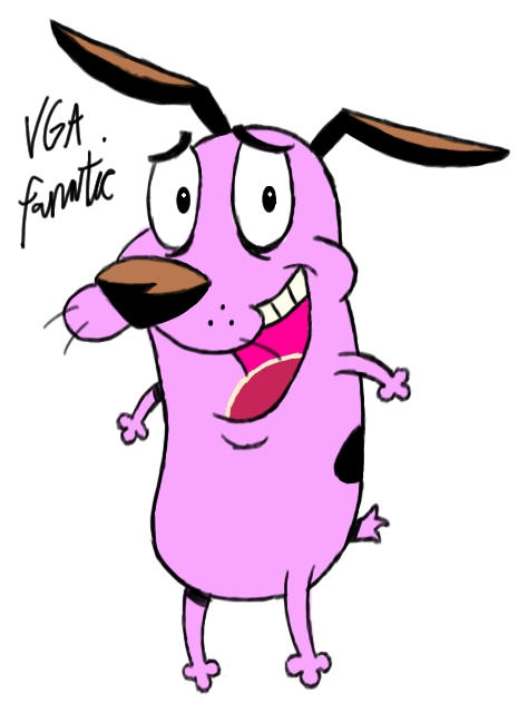 Courage the Cowardly Dog by VGAfanatic on DeviantArt
