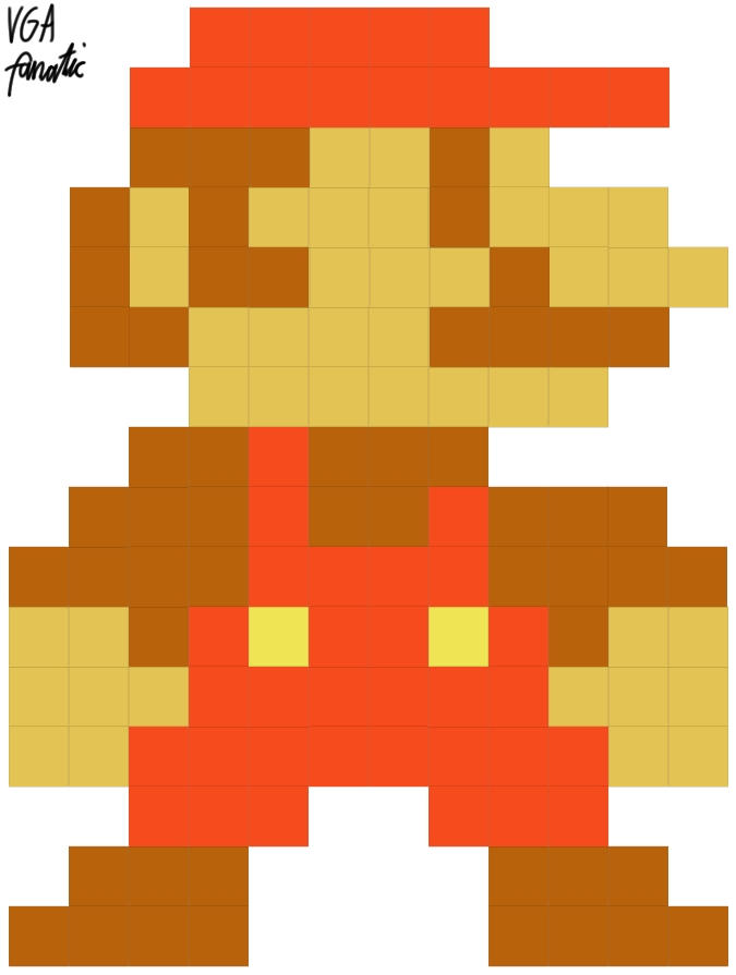 Invincible 8 Bit Mario 8-Bit Mario by VGAfanatic on DeviantArt