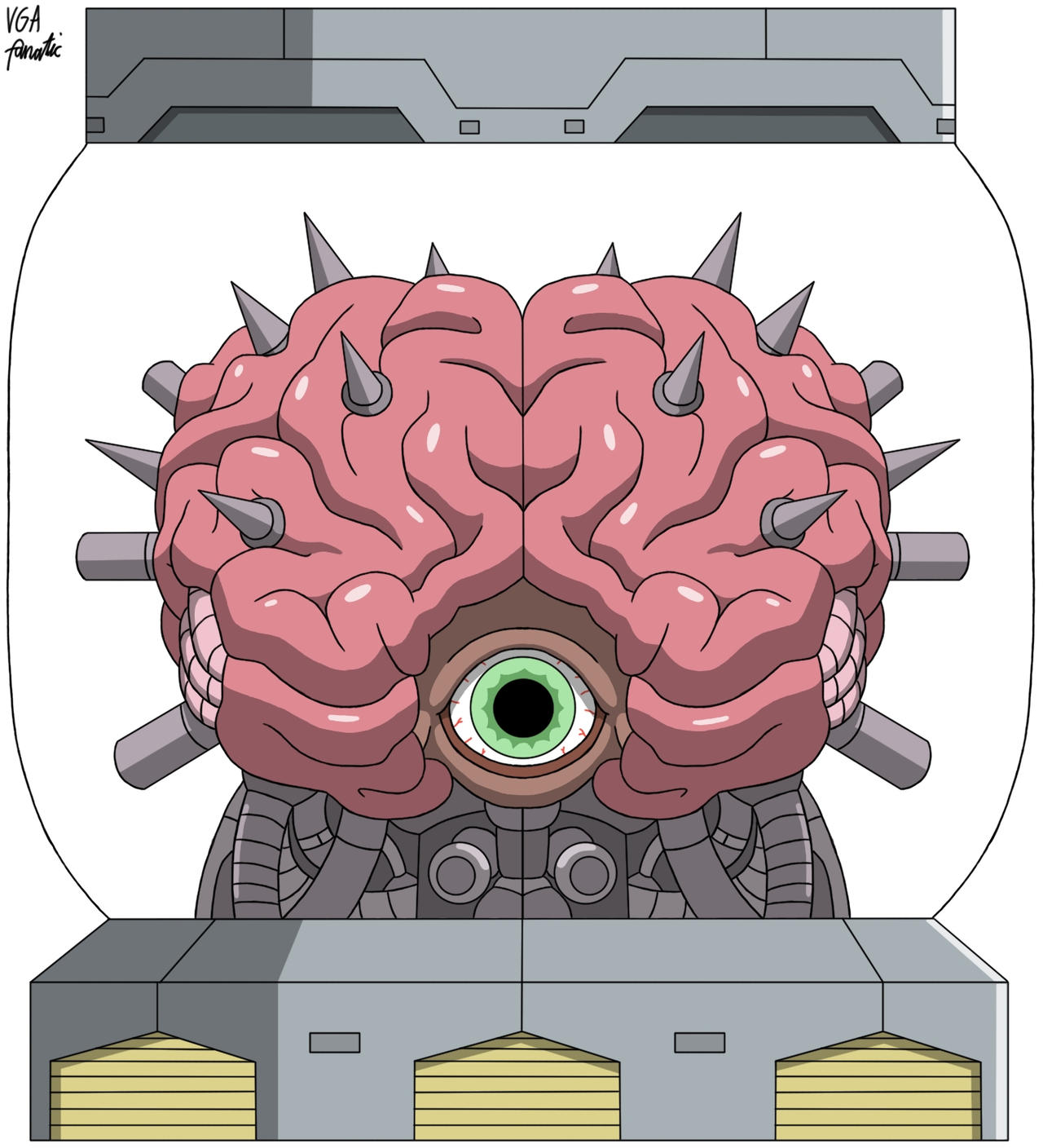 Mother Brain by VGAfanatic on DeviantArt