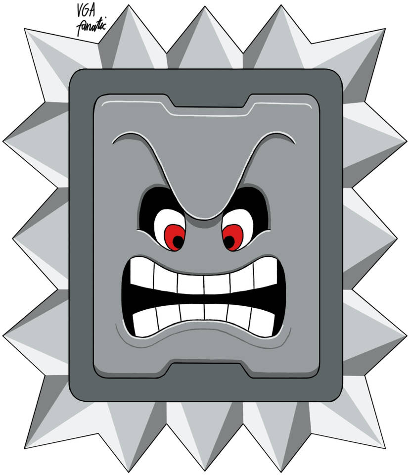 Thwomp by VGAfanatic on DeviantArt