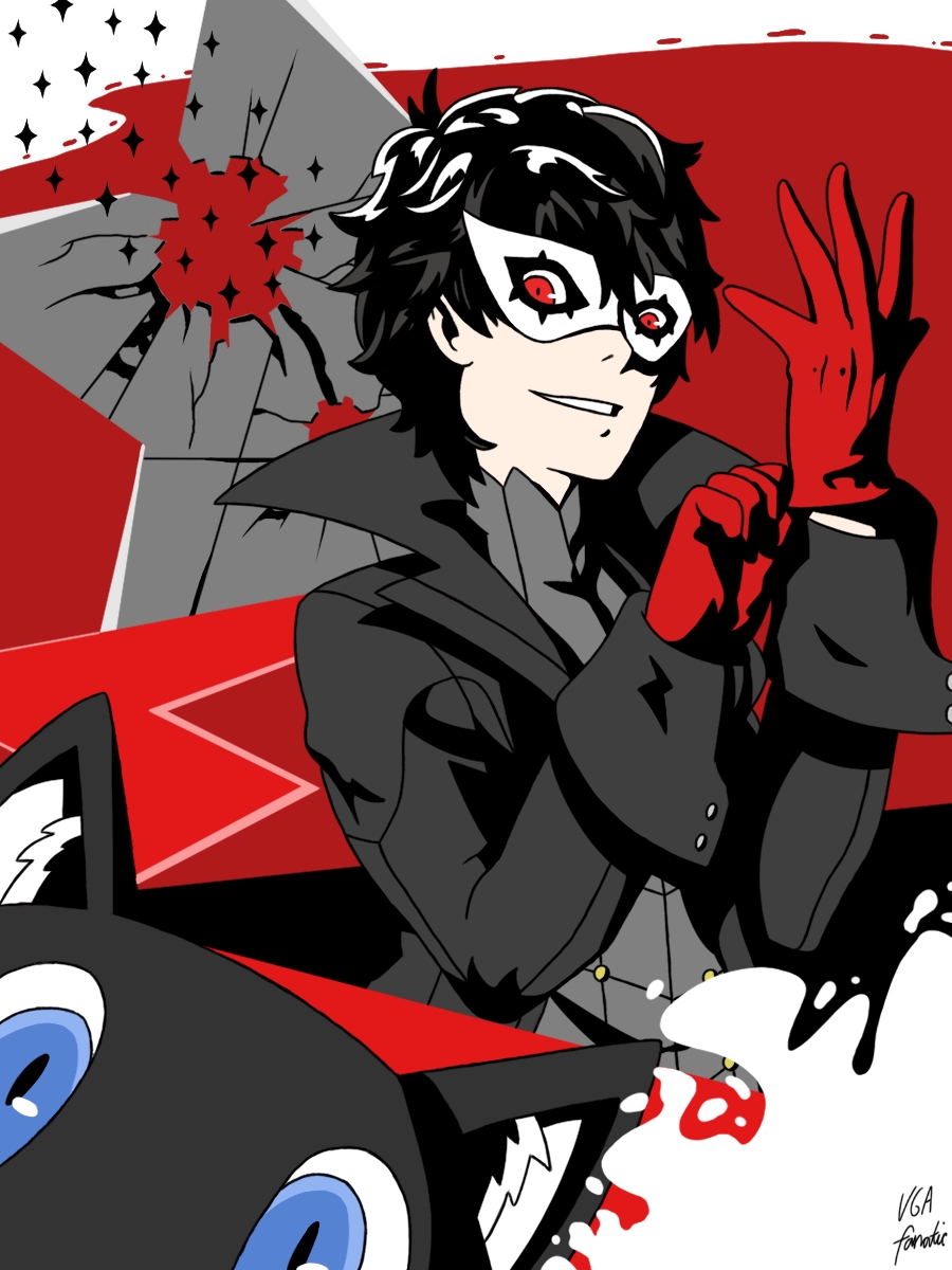 Twitter Print: Joker (Persona 5) by VGAfanatic on DeviantArt