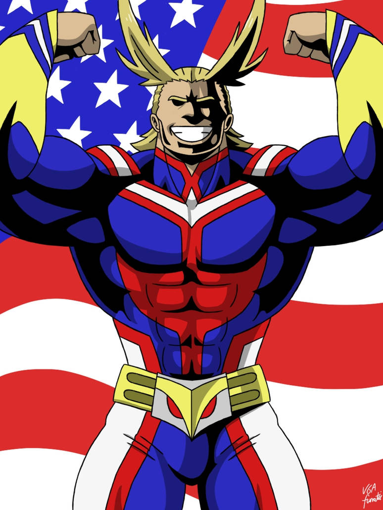 All Might Border Twitter Print: All Might by VGAfanatic on DeviantArt