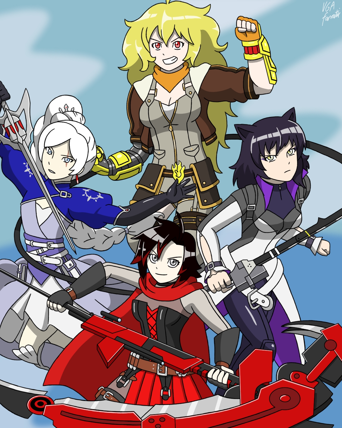 Team RWBY Print by VGAfanatic on DeviantArt