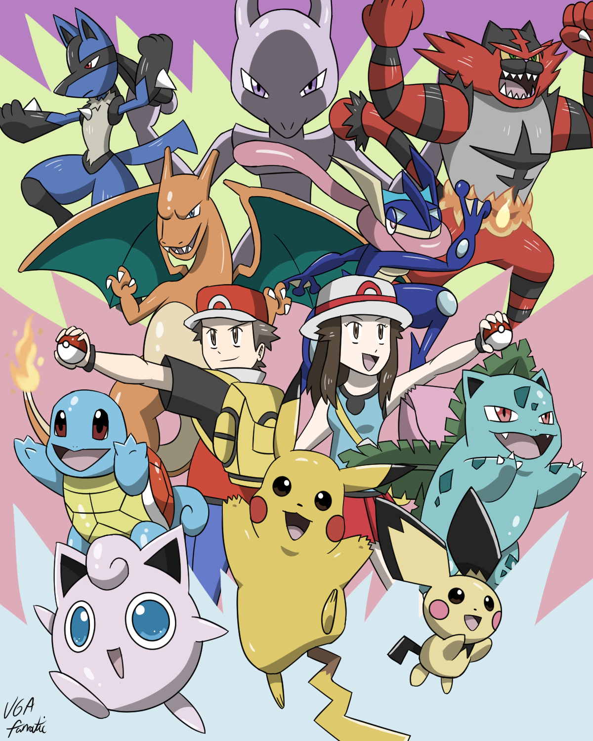 Pokemon Anniversary Print By Vgafanatic On Deviantart Pokemon Anniversary Print By Vgafanatic On Deviantart