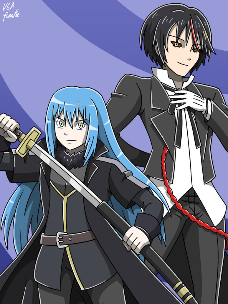 Twitter Print: Rimuru and Diablo by VGAfanatic on DeviantArt