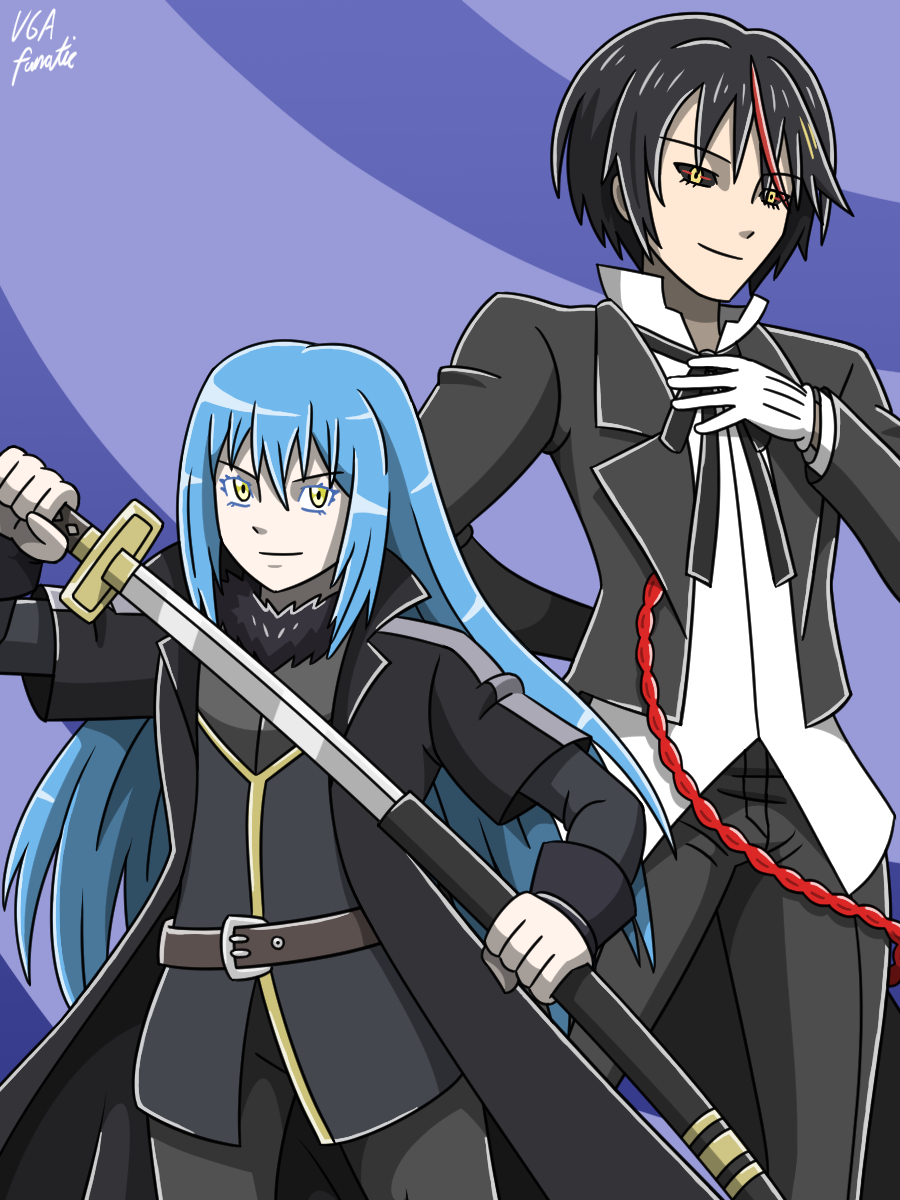 Twitter Print: Rimuru and Diablo by VGAfanatic on DeviantArt