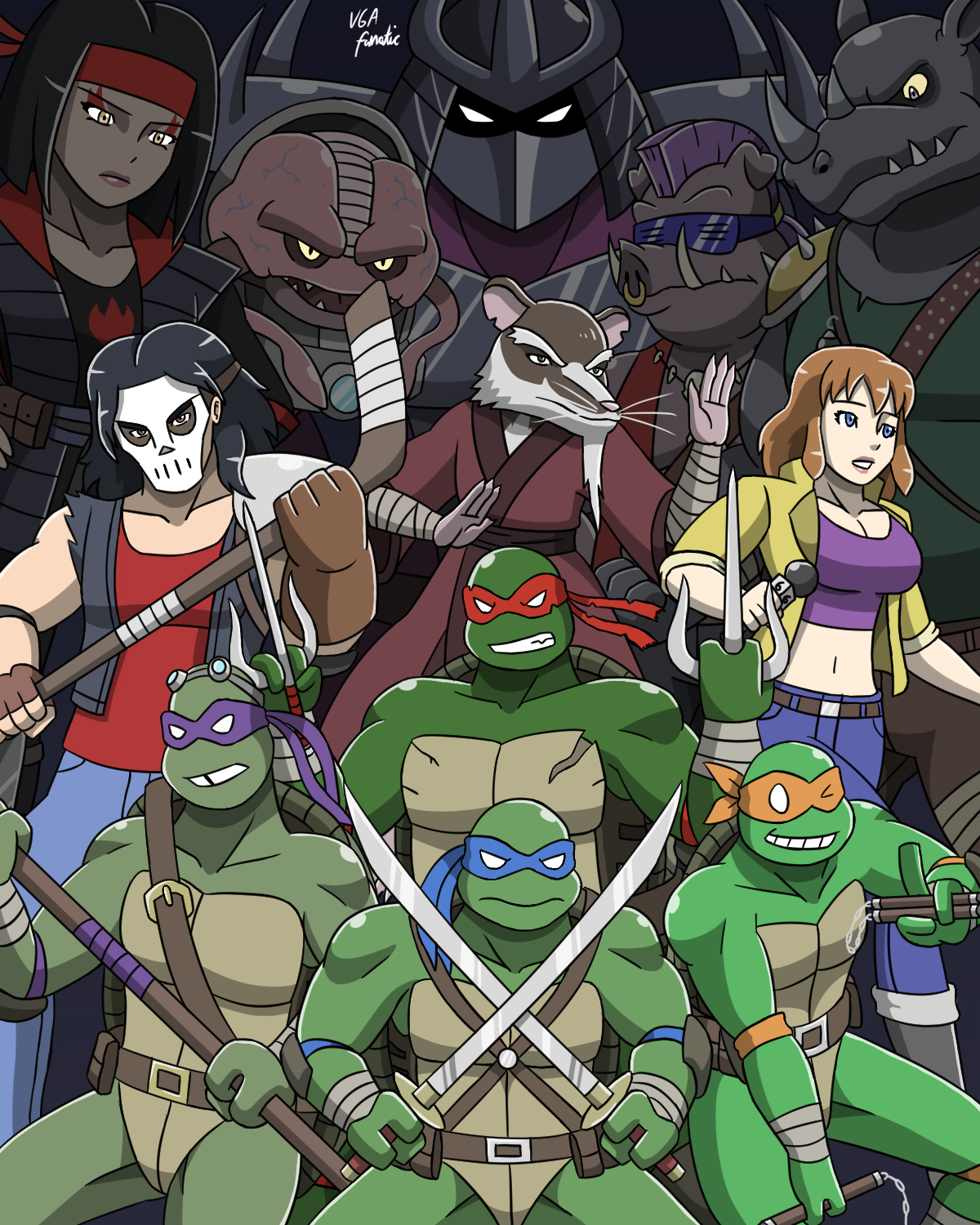 Teenage Mutant Ninja Turtles Special Print by VGAfanatic on DeviantArt