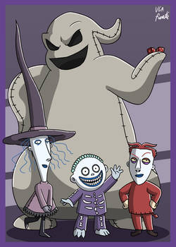 Print: Oogie Boogie and Kids