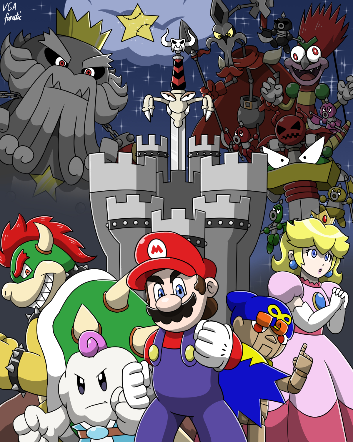 Super Mario RPG Anniversary Print by VGAfanatic on DeviantArt