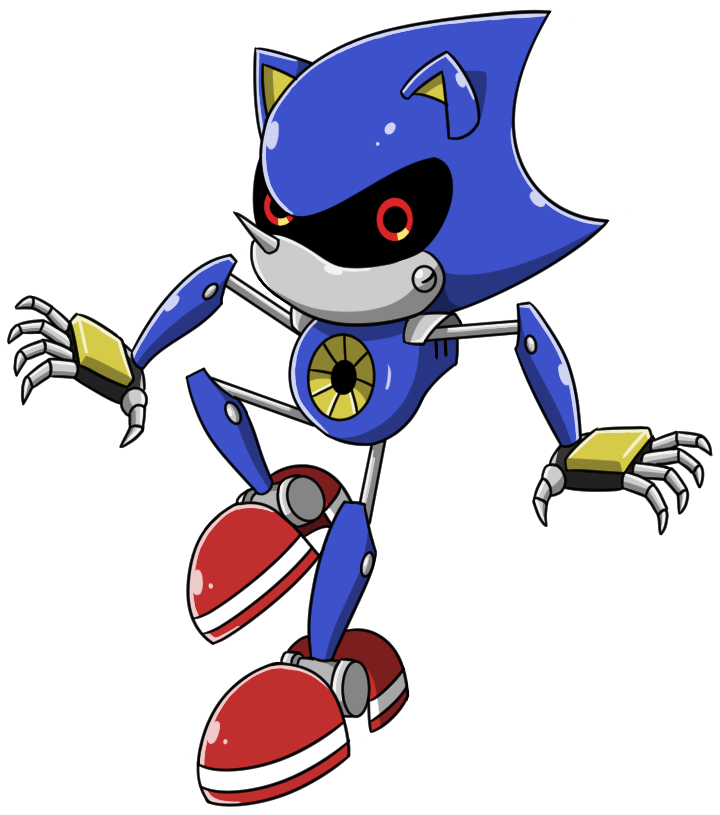Classic Metal Sonic , Png Download - Metal Sonic Official Art