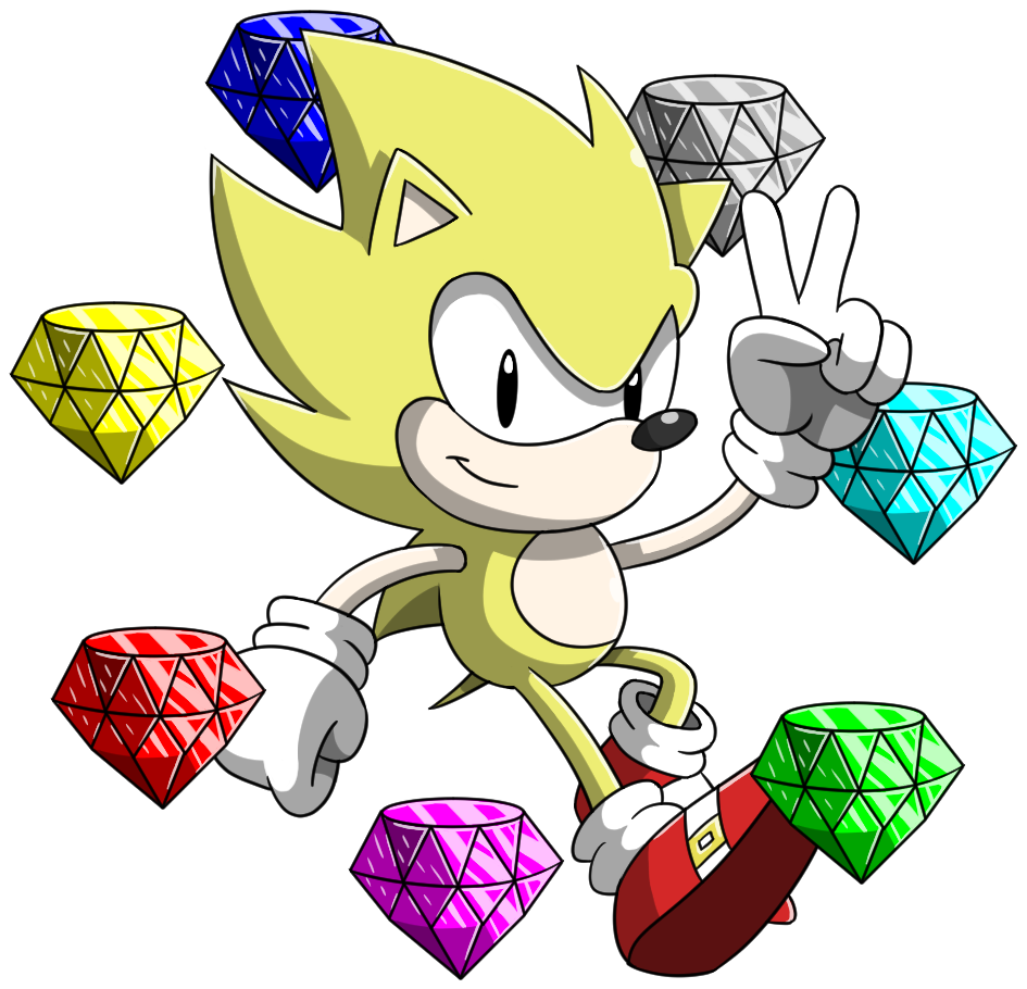 Super Sonic by VGAfanatic  Dibujos de la infancia, Sonic, Dibujos