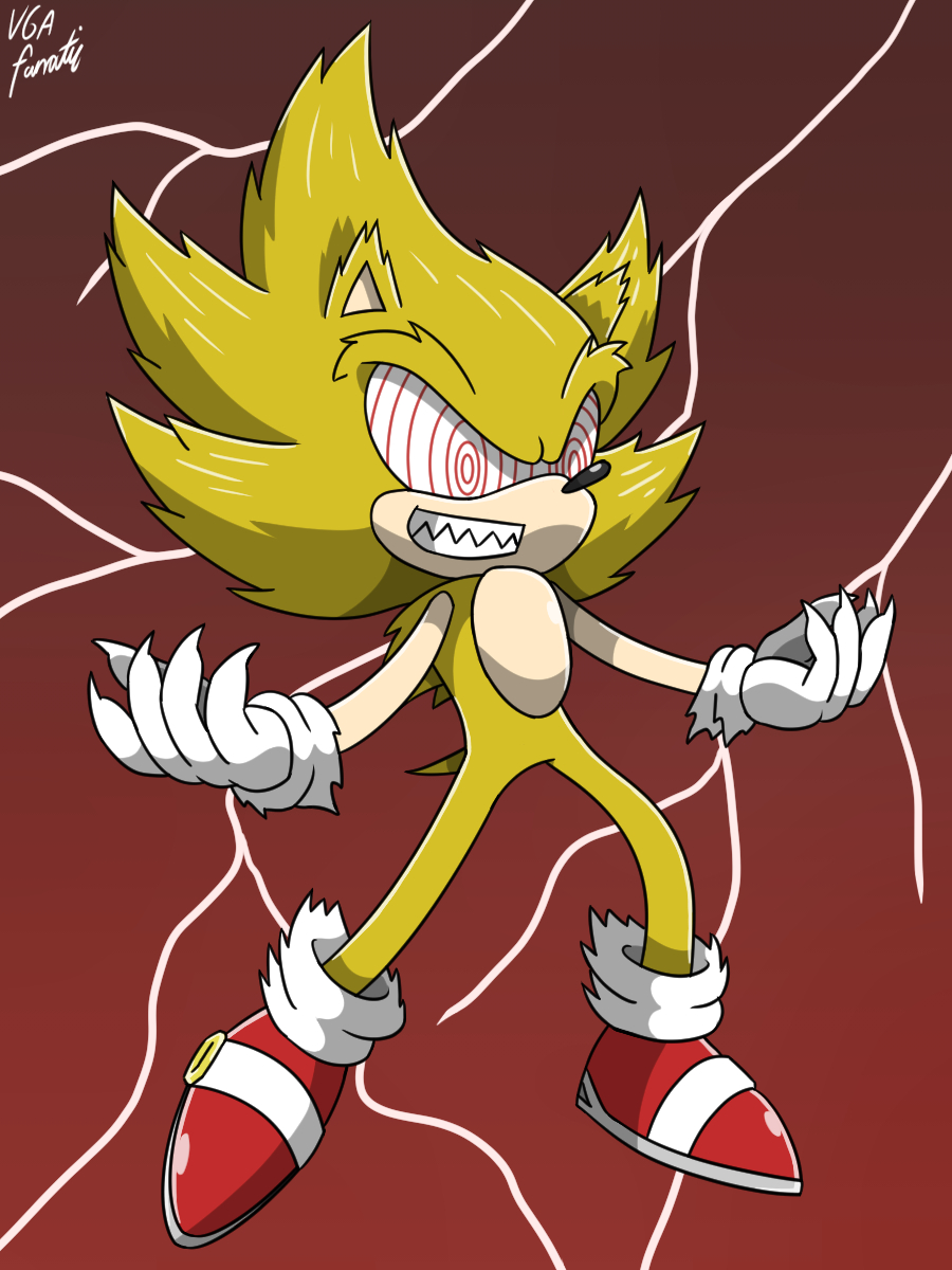 Hyper sonic by Black-X12 on DeviantArt