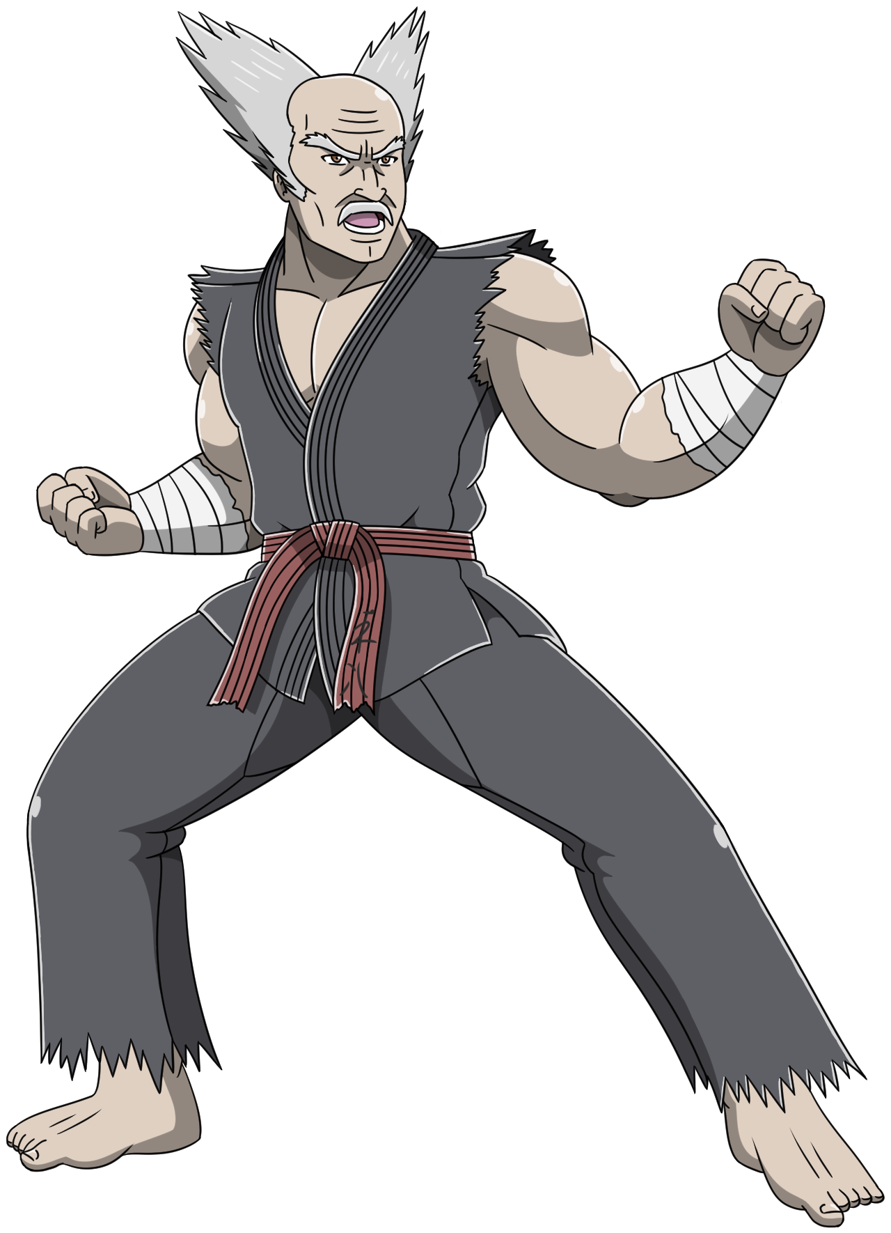 Heihachi Mishima, Wiki The King of Cartoons