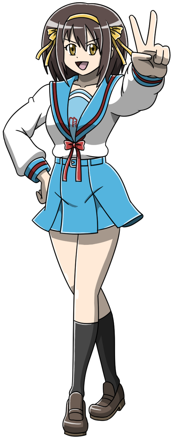 Haruhi Suzumiya by VGAfanatic on DeviantArt