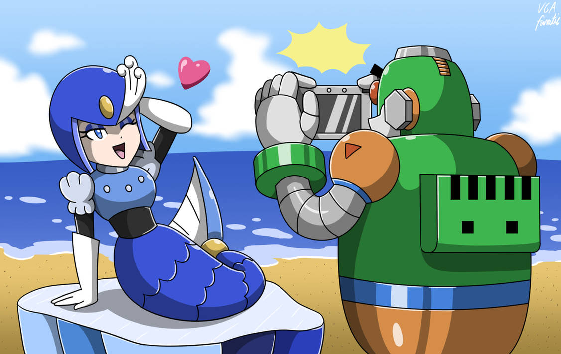 Female Splash Splash Woman Photoshoot Redraw by VGAfanatic on DeviantArt
