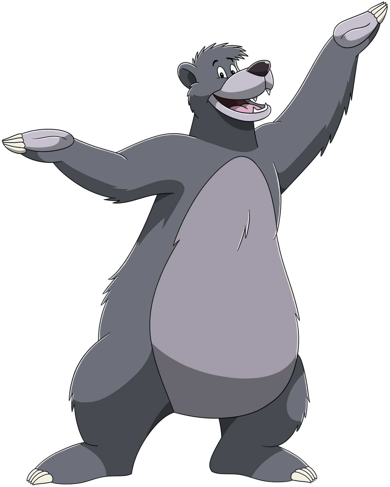 Baloo Render Baloo the Bear by VGAfanatic on DeviantArt