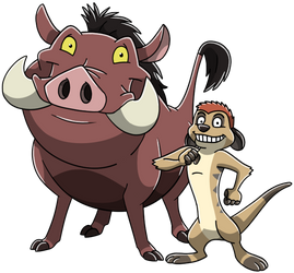 Timon and Pumbaa