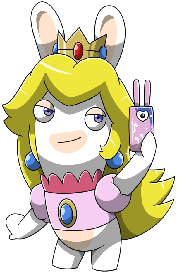 Rabbid Peach by VGAfanatic on DeviantArt