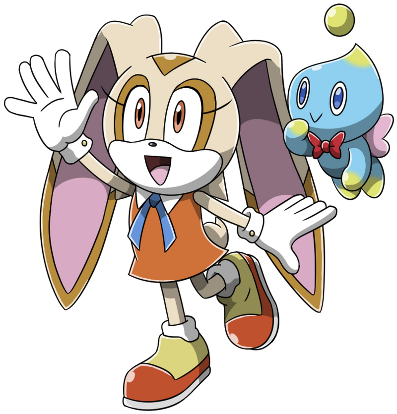 Cream the Rabbit and Cheese the Chao by VGAfanatic on DeviantArt