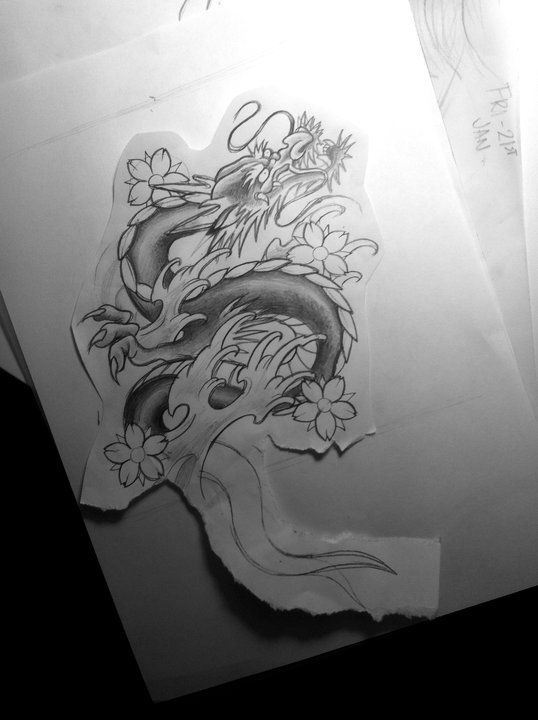 Japanese Dragon Tattoo Design By Jessybell19 On Deviantart Japanese Dragon Tattoo Design By Jessybell19 On Deviantart