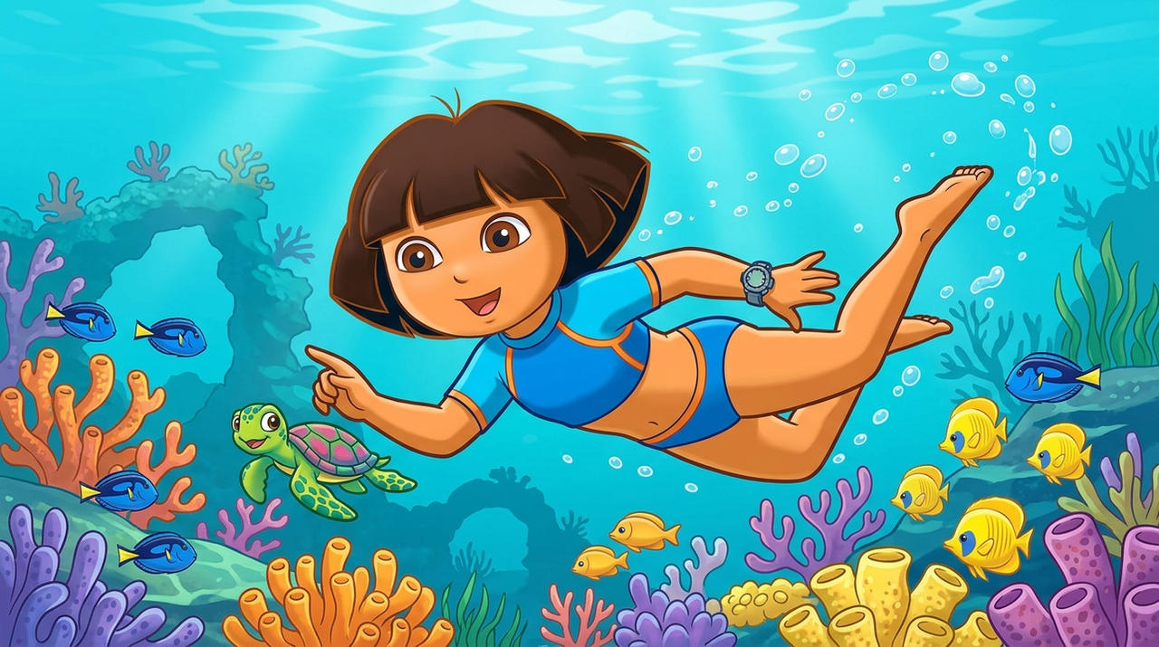 Beautiful Dora Rudder Older Dora underwater 3 by girlsandmermaidsfan1 on DeviantArt