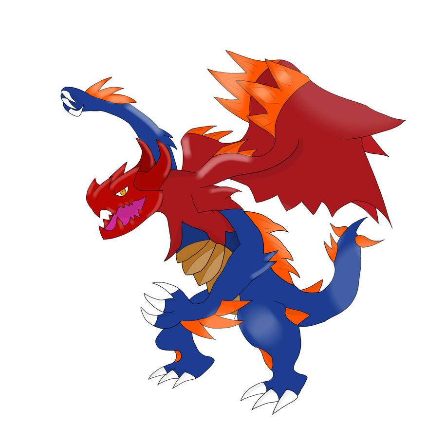 Mega Druddigon/ Shardrago by evo-revo on DeviantArt