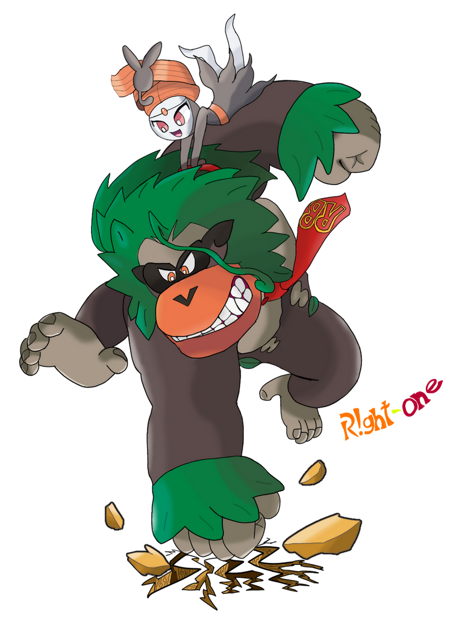 Pokemon Rillaboom Deviantart Rillaboom Bananza by evo-revo on DeviantArt
