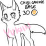 Chibi canine base 30 points