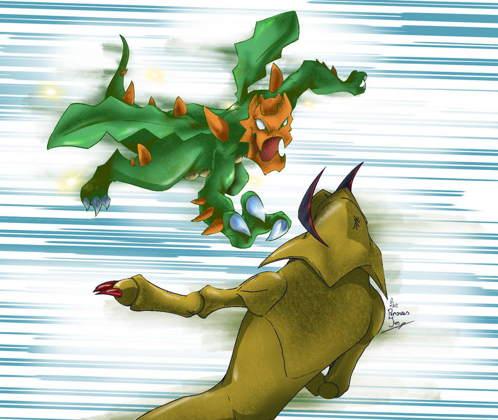 Shiny Druddigon drawing by JimboJimSprites on DeviantArt