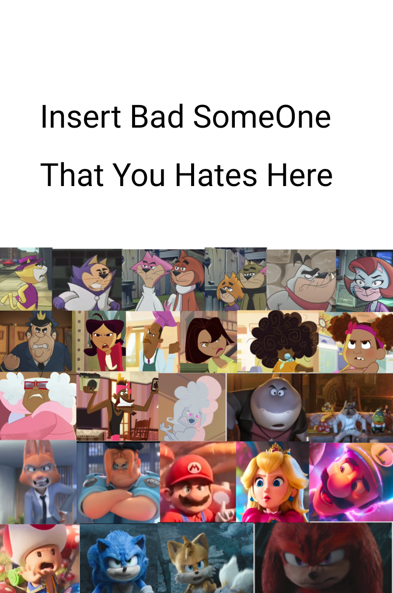 Top Cat And His Gang And His Team Hates Blank Meme by OliviaRoseSmith