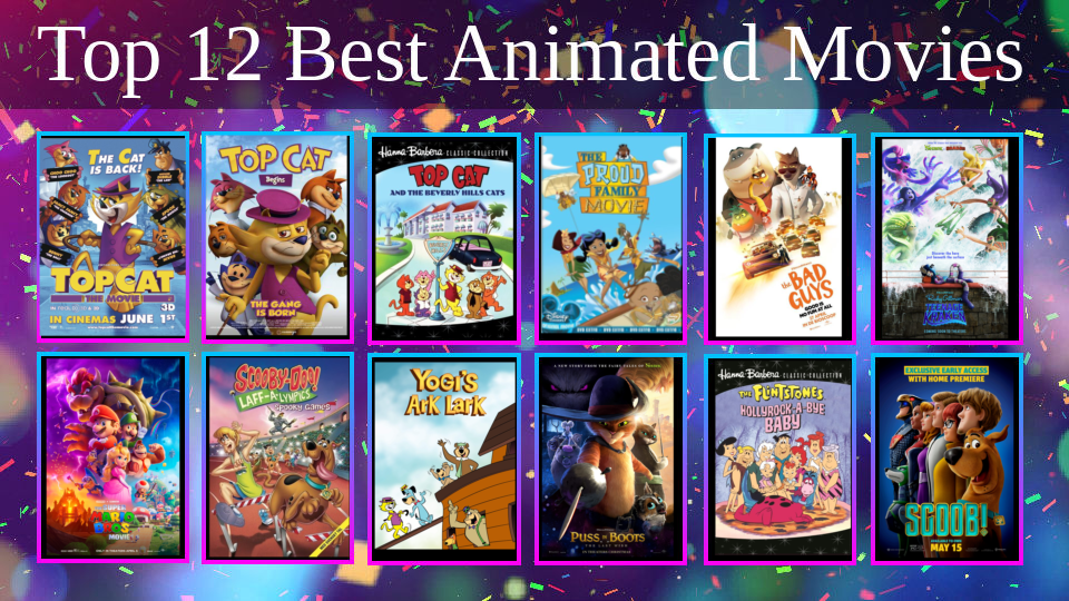 My Top 12 Best Animated Movies by OliviaRoseSmith on DeviantArt