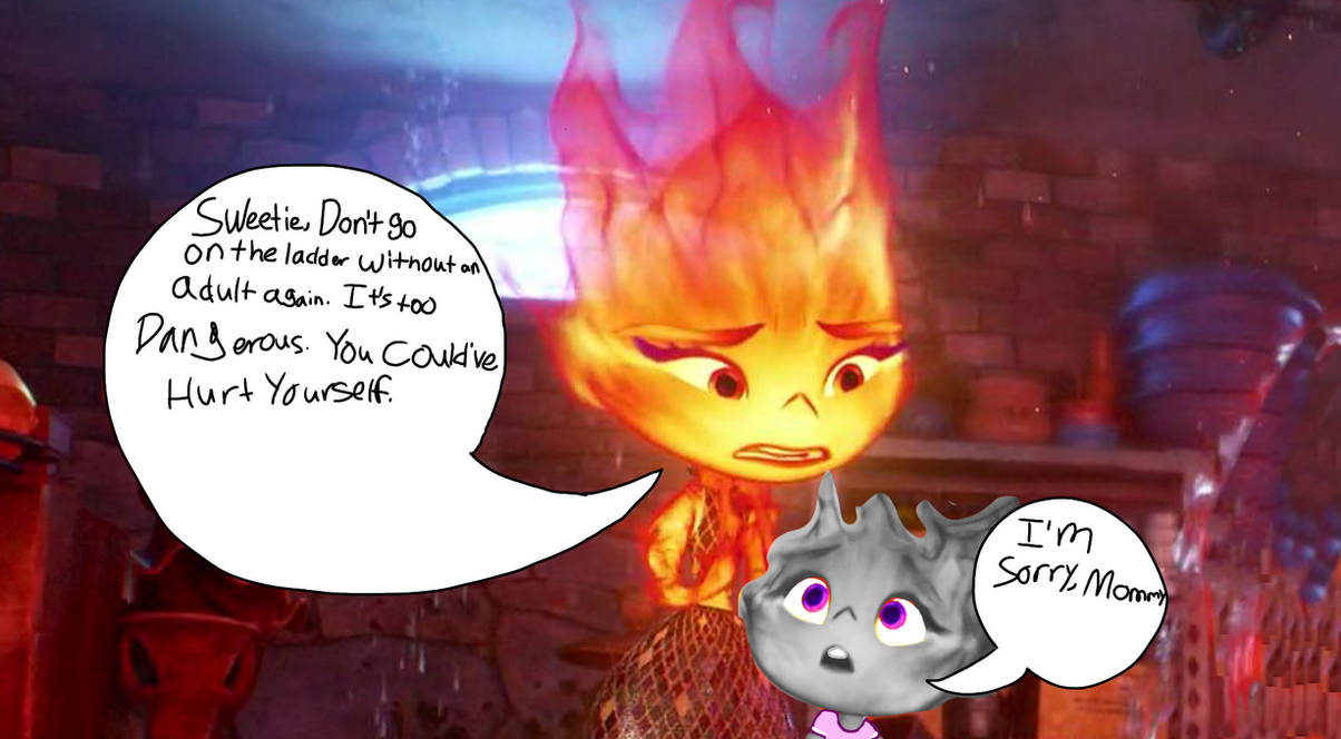 Deviantart Ember Ladder Ember Tells Misty For Not Going Ladder by OliviaRoseSmith on DeviantArt