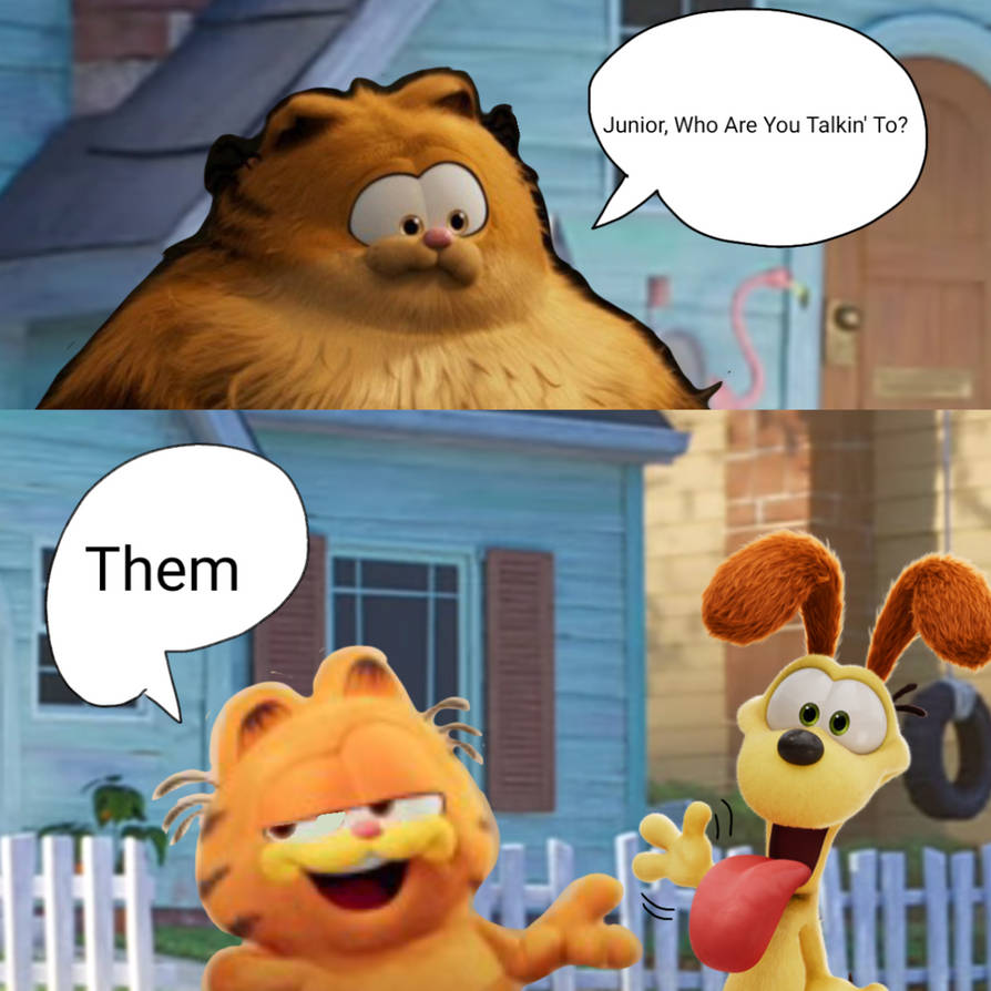 Garfield Talk To Fourth Wall Break by OliviaRoseSmith on DeviantArt