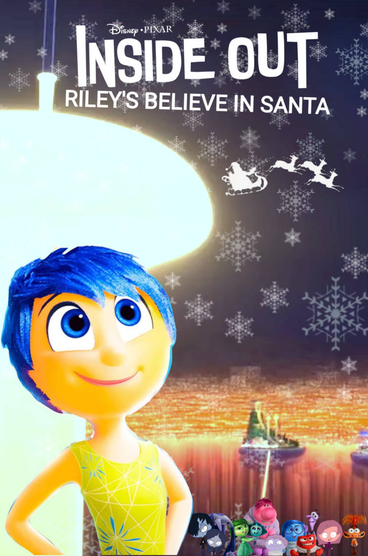 Santa Claus Riley Inside Out: Riley's Believe In Santa (Poster) by OliviaRoseSmith on ...