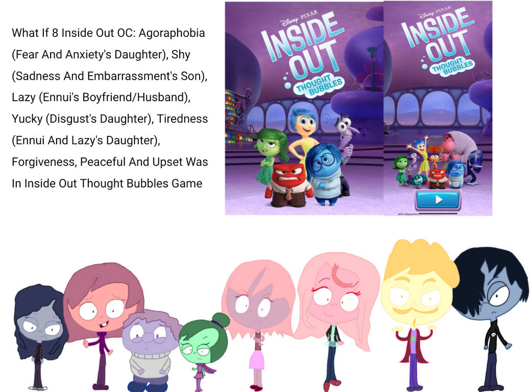 My Idea: 8 Emotions Was In Inside Out Game by OliviaRoseSmith on DeviantArt