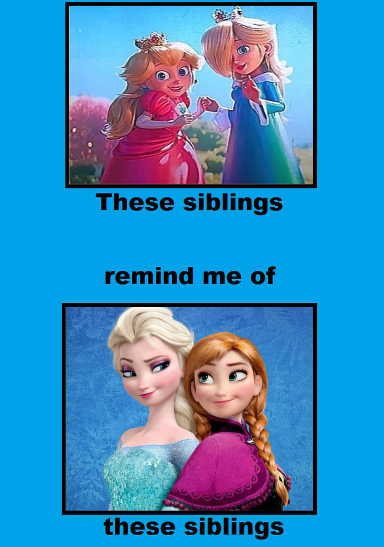Princess Peach, Rosalina Remind Me Of Anna, Elsa by OliviaRoseSmith on ...