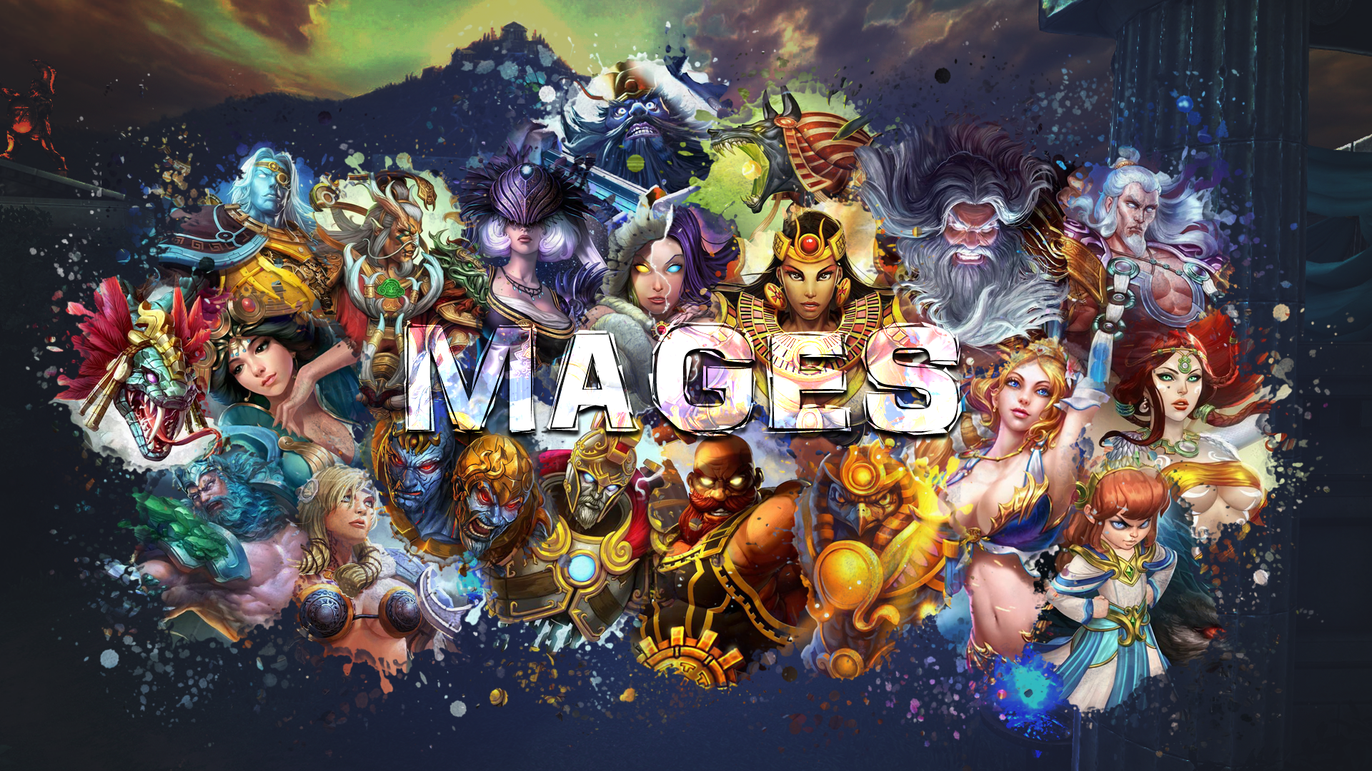 SMITE - Mages Wallpaper (Nox Edition)