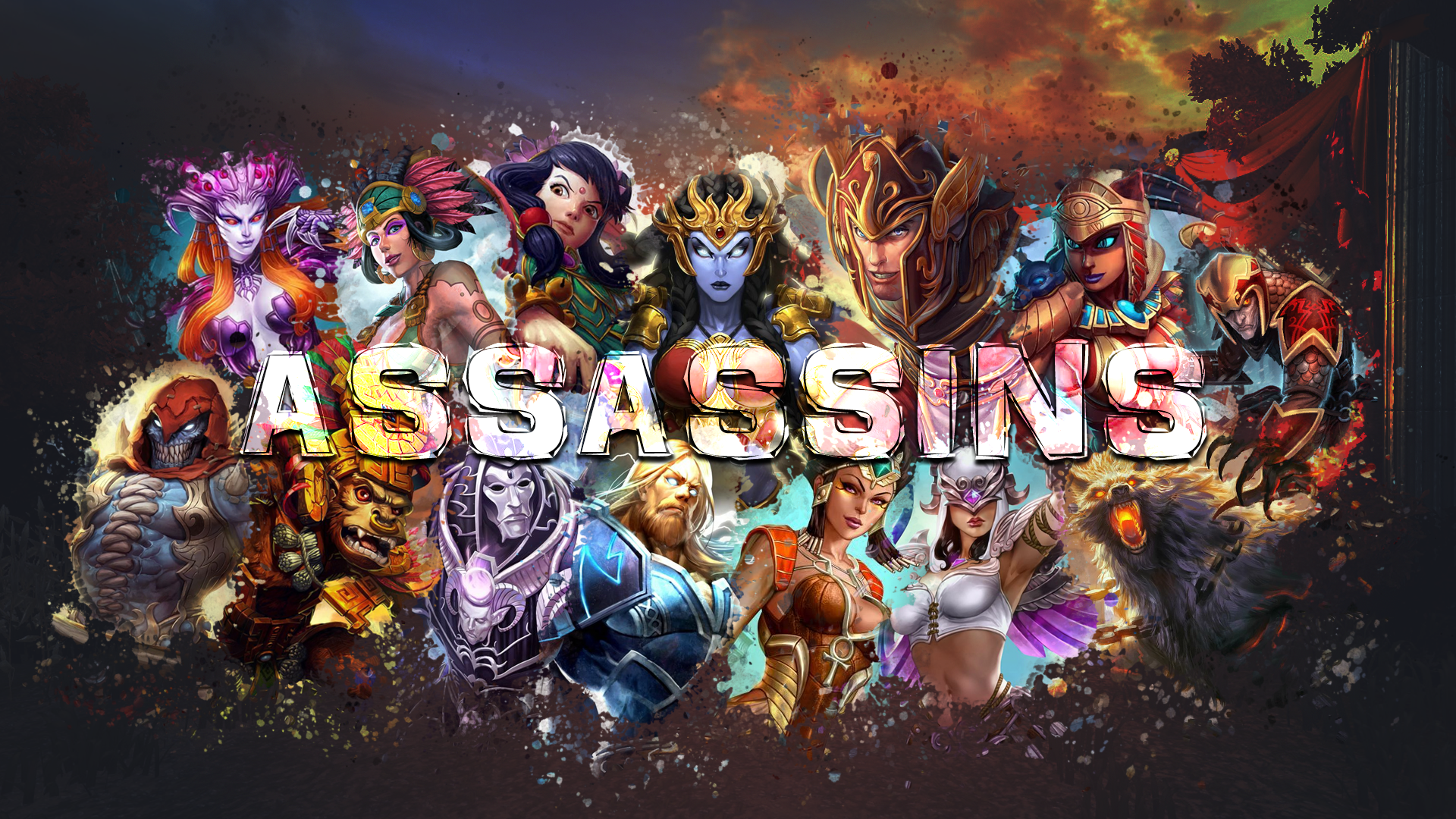 SMITE - Assassins Wallpaper (Awilix Edition)