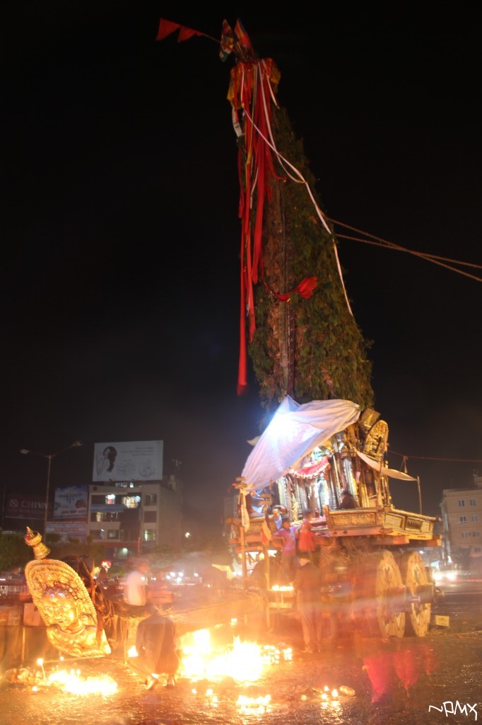 The Chariot of Rato Machhendranath - Night Shot