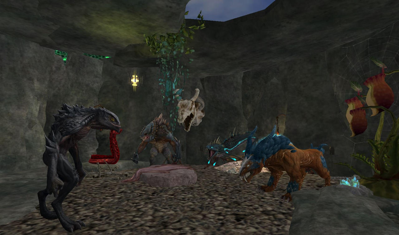 Monster Cave by DaikuTheCarpenter on DeviantArt