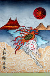 okami amaterasu painting