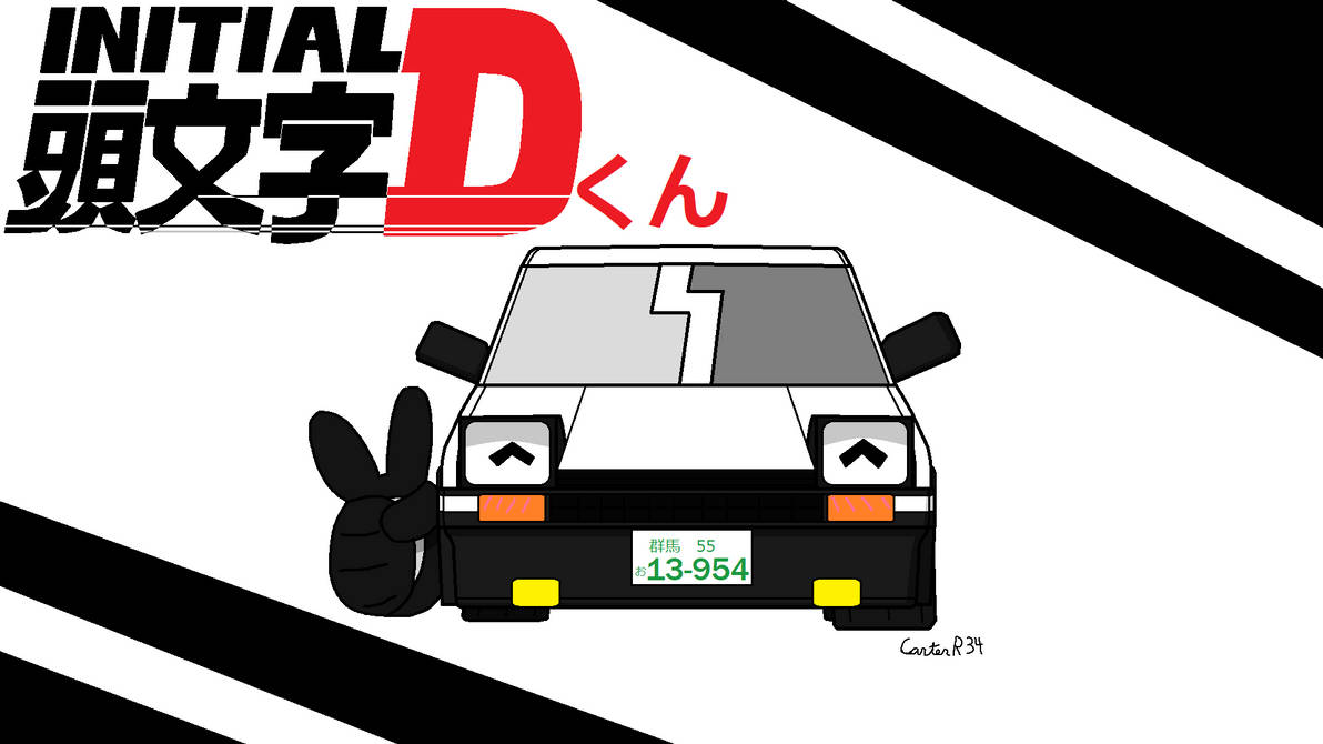Initial D kun: Takumi the AE86 by Ryoharu on DeviantArt