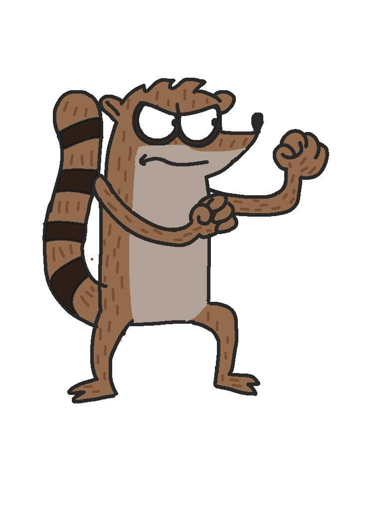 I made rigby to mugen in ibis paint x by paulomoraesleao on DeviantArt